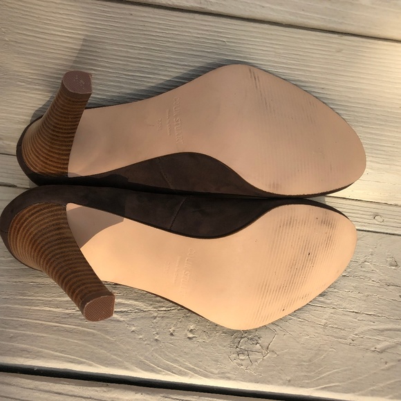 Colin Stuart/Nordstrom Brown Suede 4" Heels, 7.5 - Picture 7 of 8
